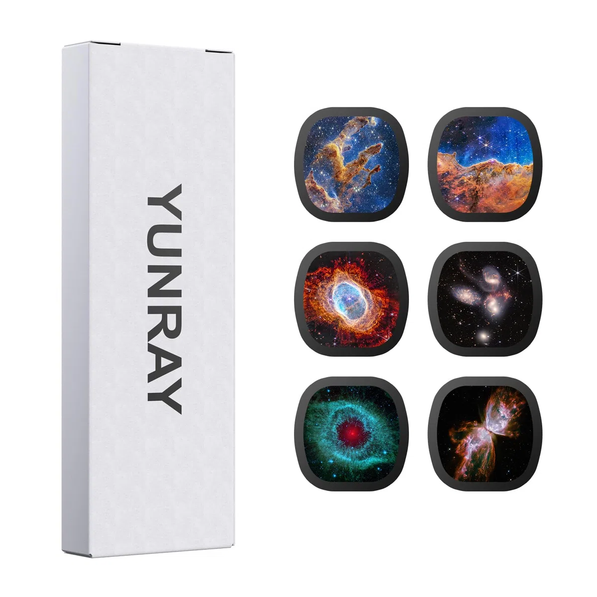 YUNRAY Galaxy Projector Disc – Diapositiva per proiettore Ultra HD, compatibile con YUNRAY Galaxy Projector Pro e modelli SKE-TKQ01 & BL-DQY02 (Pro Version) – Set di 6 Dischi