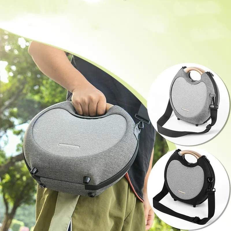 Custodia protettiva per altoparlante Harman Kardon OS6, guscio rigido in EVA con tracolla, copertura audio impermeabile con imbottitura interna, Grigio, Unisex
