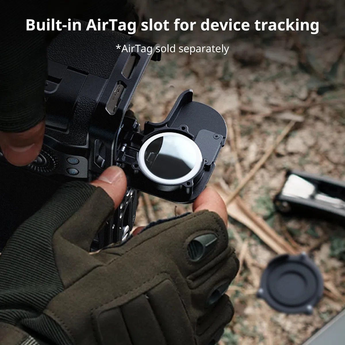 SMALLRIG Piastra di montaggio a L con slot AirTag per Canon EOS R6 Mark III / R6 Mark II 5962