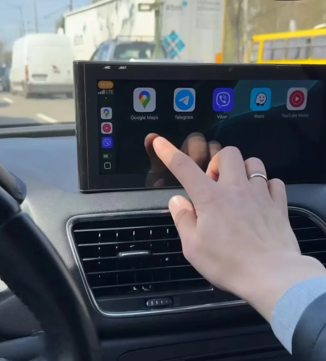 Schermo Auto Q3 2013-2018 Wireless CarPlay - Android Auto per Audi Q3 2013-2018 con sistema RMC, supporto Mirror Link, Youtube, navigazione Schermo Auto Android Auto Wireless CarPlay
