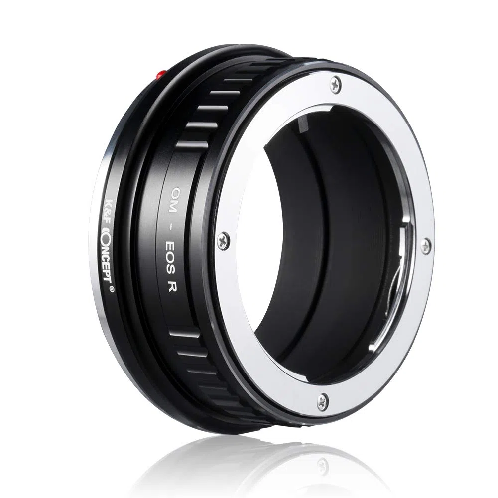K&F CONCEPT Adattatore Di Montaggio Per Obiettivo Compatibile con Sony Alpha A-Mount (E Compatibile con Compatibile con Compatibile con Af) Su Fotocamera Compatibile con Canon Eos R ( Om-Eos R)