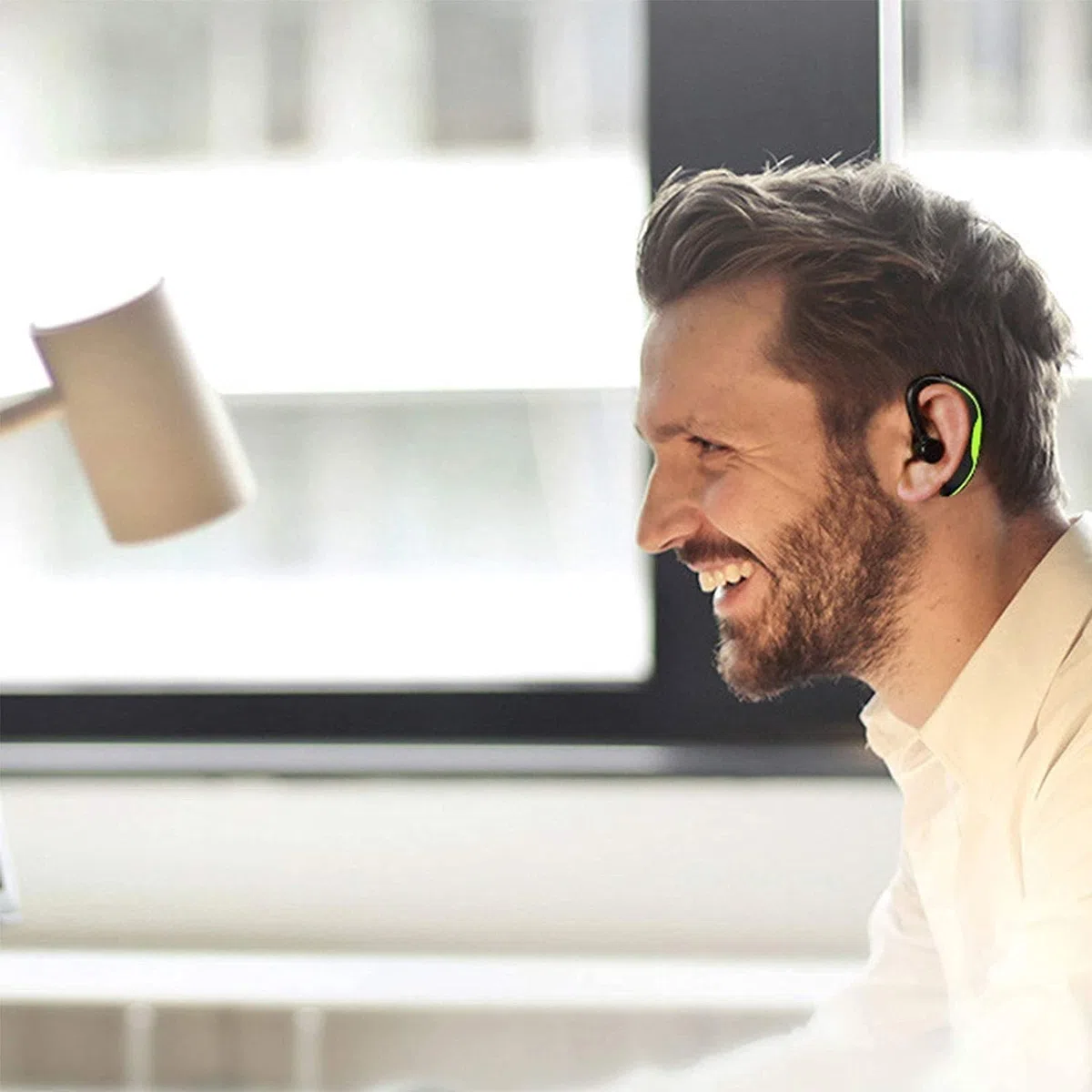 GeRRiT Auricolari Wireless Cuffie Bluetooth, for Palestra/Corsa/Allenamento, Auricolari Auricolari, Auricolari Wireless Auricolari Subwoofer Cancellazione del Rumore Leggero Resistente al Sudore