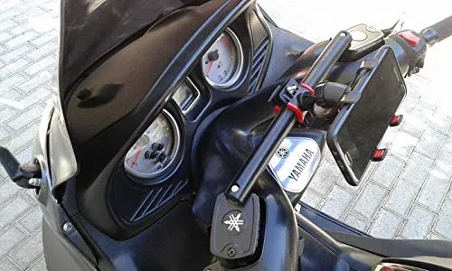 Staffa fissaggio per smartphone/GPS compatibile con Yamaha T-Max 500 2001-2007