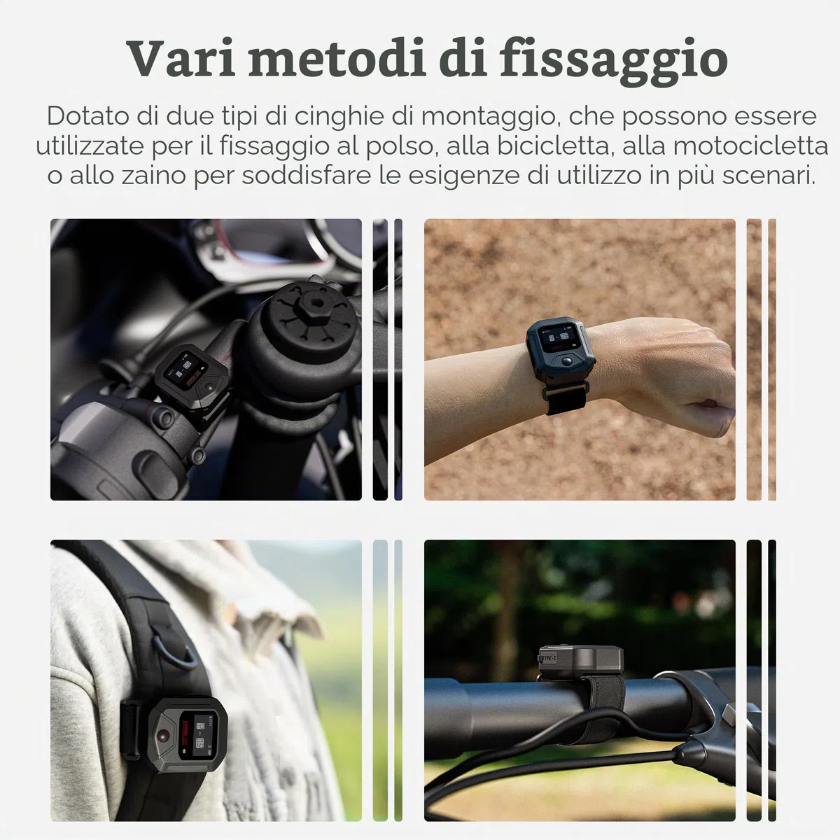 Treeboy GPS Bluetooth Remote Control per Insta360 X5/X4/X3/X2/Go 3S/Go 3/Pro 2/Pro, Controllo senza fili con intervallo di 82FT
