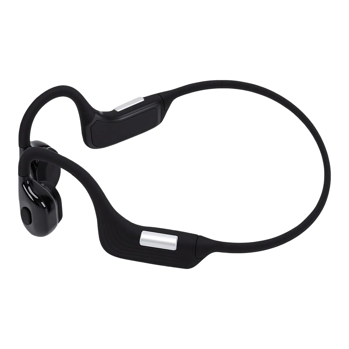 lyrlody Cuffie a Conduzione Ossea Cuffie Auricolari Aperte Bluetooth 5.1 Stereo Wireless in Silicone con Design Resistente Al Sudore Suono Chiaro Portata 10 M per Allenamenti Sportivi Chiamate in