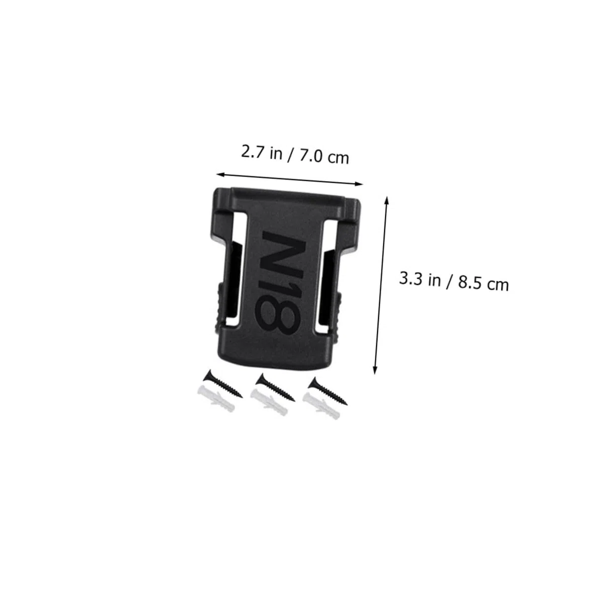 DOITOOL Supporto Per Batteria Da 10 Pezzi Per Batterie Da 18 V Materiale Robusto Facile Da Installare Regolazione Dellangolazione