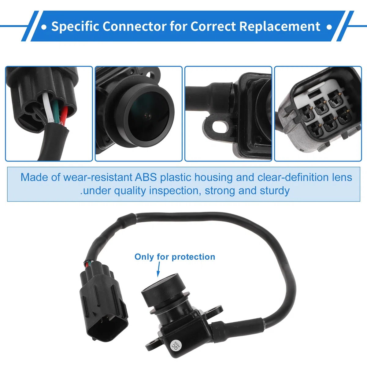 1 Pz Telecamera Posteriore per Jeep Grand Cherokee 2011-2013 per Dodge Durango 2011-2013 Telecamera di Assistenza al Parcheggio Targa Telecamera di Backup Telecamera di Retromarcia
