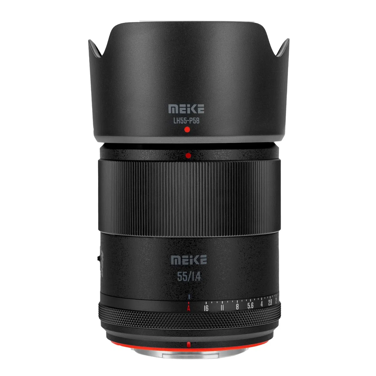 Meike, obiettivo 55 mm F1.4 con apertura standard APS-C AF STM (motore passo-passo) con messa a fuoco automatica, lenti per fotocamere mirrorless Fujifile X Mount XT2 XT4 XT10 XT20 XT30 X-A2 X30 X70
