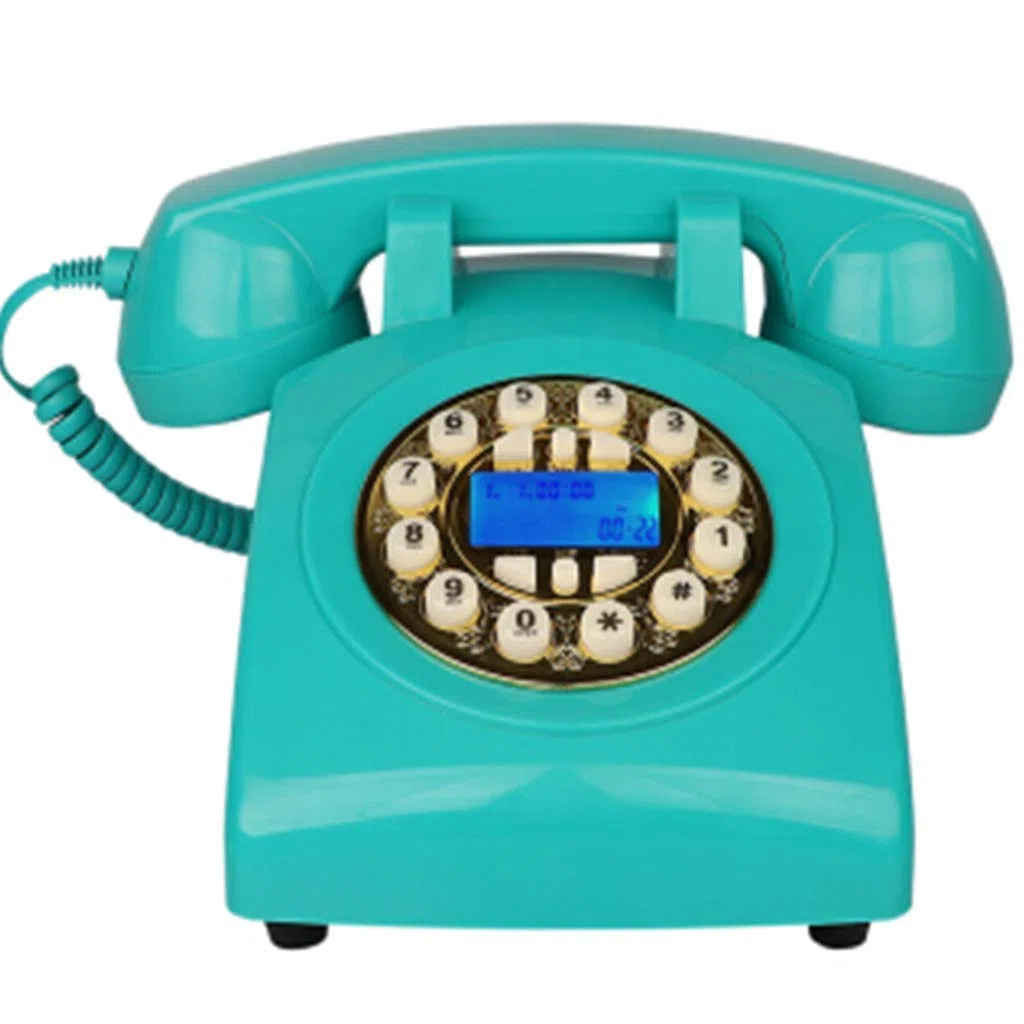 Telefono retrò, Telefono Vintage Stile Anni '70, Telefono Fisso retrò, suoneria retrò autentica