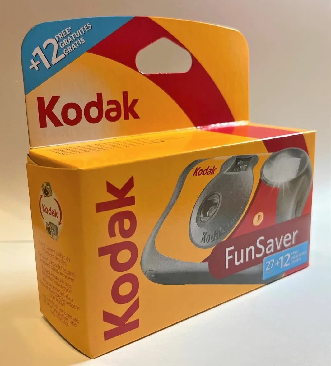 KODAK 2 fotocamere usa e getta da 1 A Photo Portst, Fun Saver/Wedding Camera per feste, 27 + 12 scatti (ISO 800, 35 mm)
