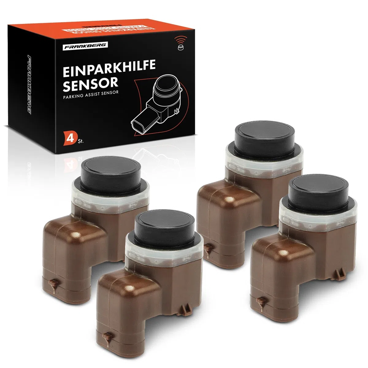 Frankberg 4x Sensori di Parcheggio PDC Compatibile con X3 F25 Serie 5 Touring F11 X3 E83 Serie 5 F10 X5 E70 Replace# 66209270495