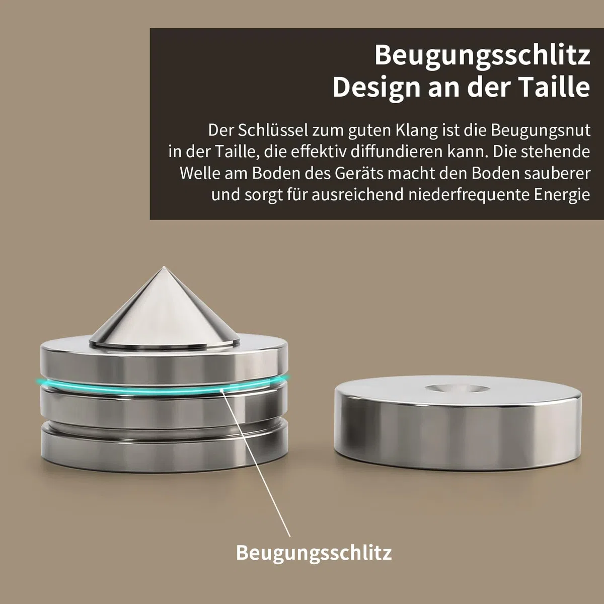 Altoparlanti 4 pezzi HiFi piedini ammortizzatori per subwoofer giradischi amplificatore CD DVD