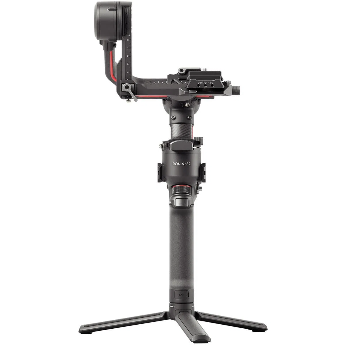 DJI RS 2 - Stabilizzatore Gimbal a 3 Assi per DSLR e Fotocamera Mirrorless, Nikon Sony Panasonic Canon Fujifilm, Ronin S, 4,5 kg di Carico, Fibra di Carbonio, Touchscreen - Nero