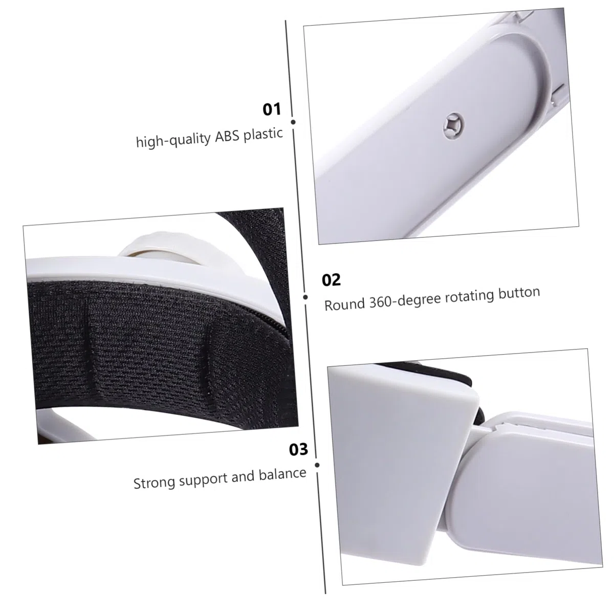 Housoutil Fascia per Testa Regolabile per Visore Vr Cuscinetto Protettivo Antiscivolo Supporto e Stabilità Migliorati Compatibile con Visore di Seconda Generazione