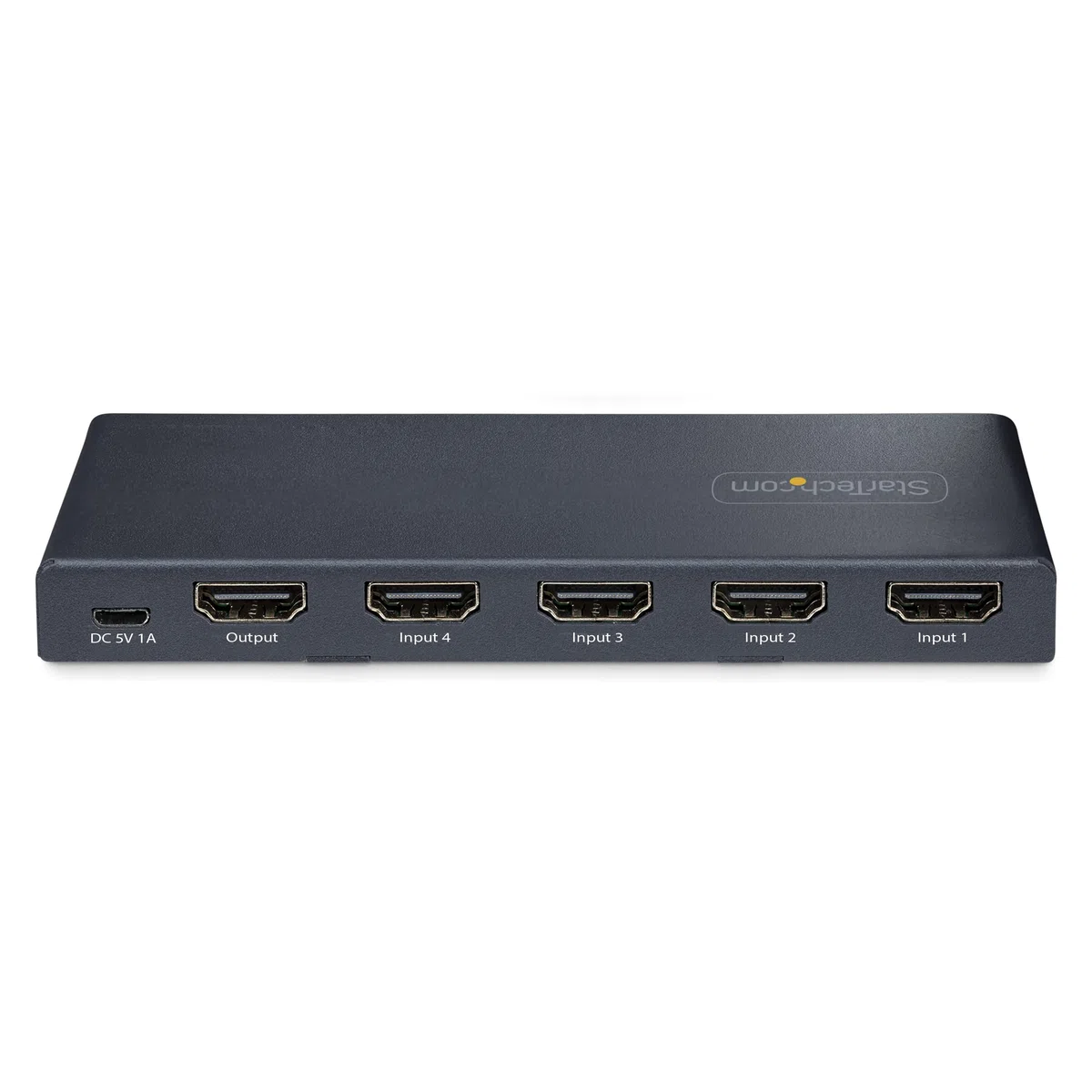 StarTech Switch HDMI 8K a 4 Porte, 60Hz UHD, HDR10+ (4PORT-8K-HDMI-SWITCH) | Commutatore 4 In 1 Out, Commutazione automatica e manuale delle sorgenti, Telecomando incluso