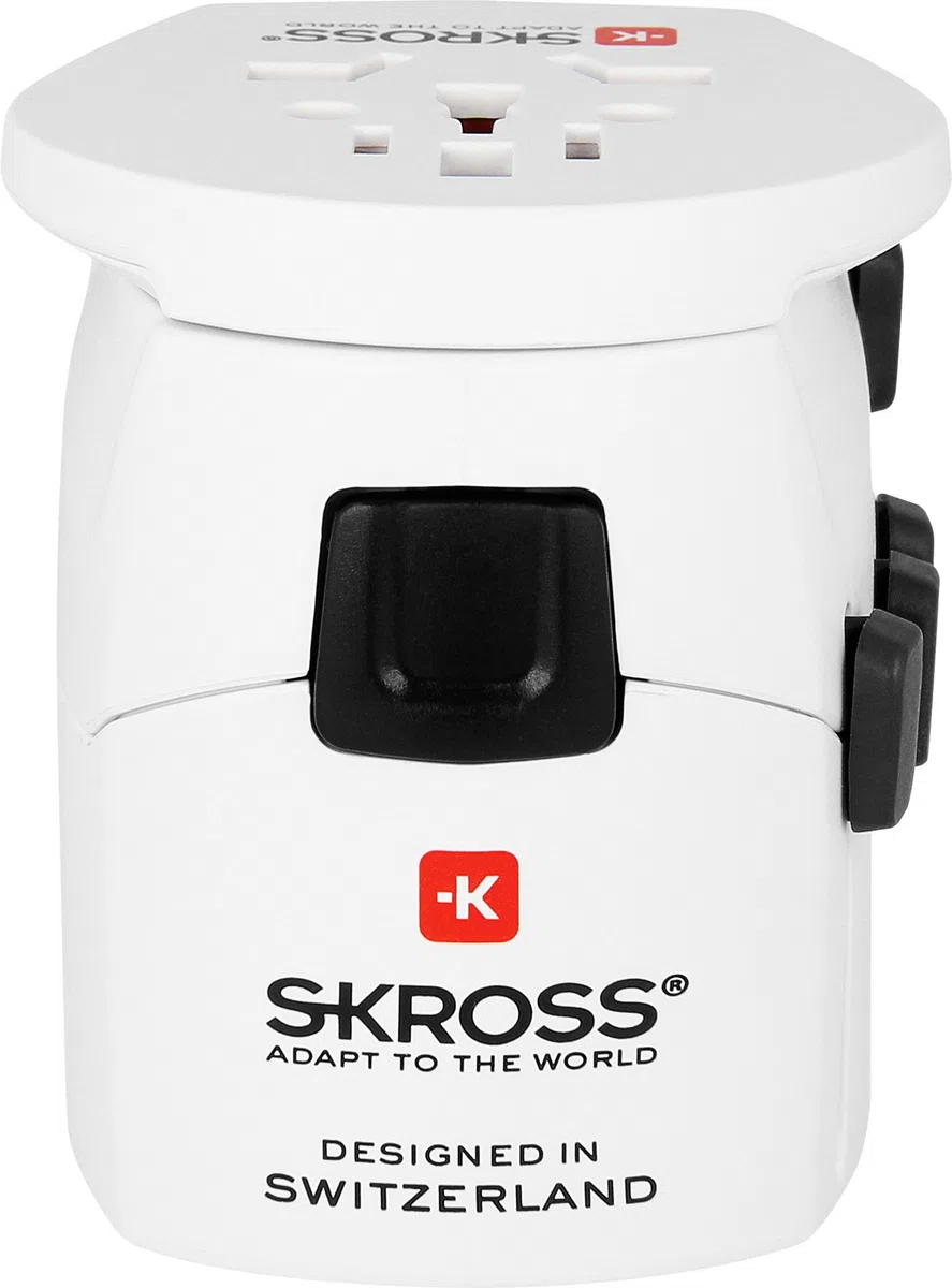 Skross PRO - World Universale Universale Bianco adattatore per presa di corrente