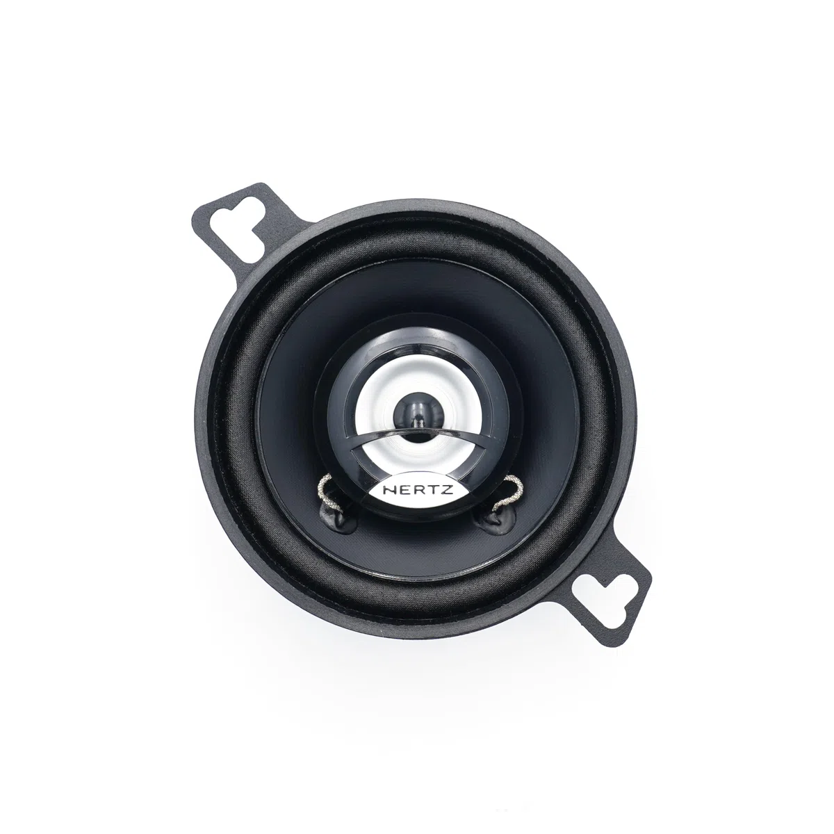 Hertz DCX 87.3 coppia coassiali 2 vie 87mm, 60W | carta pressata idrorepellente, tweeter PEI 15mm, 30W RMS, 4 Ohm, 92 dB, 130-21000 Hz, magnete in ferrite, profondità 34mm
