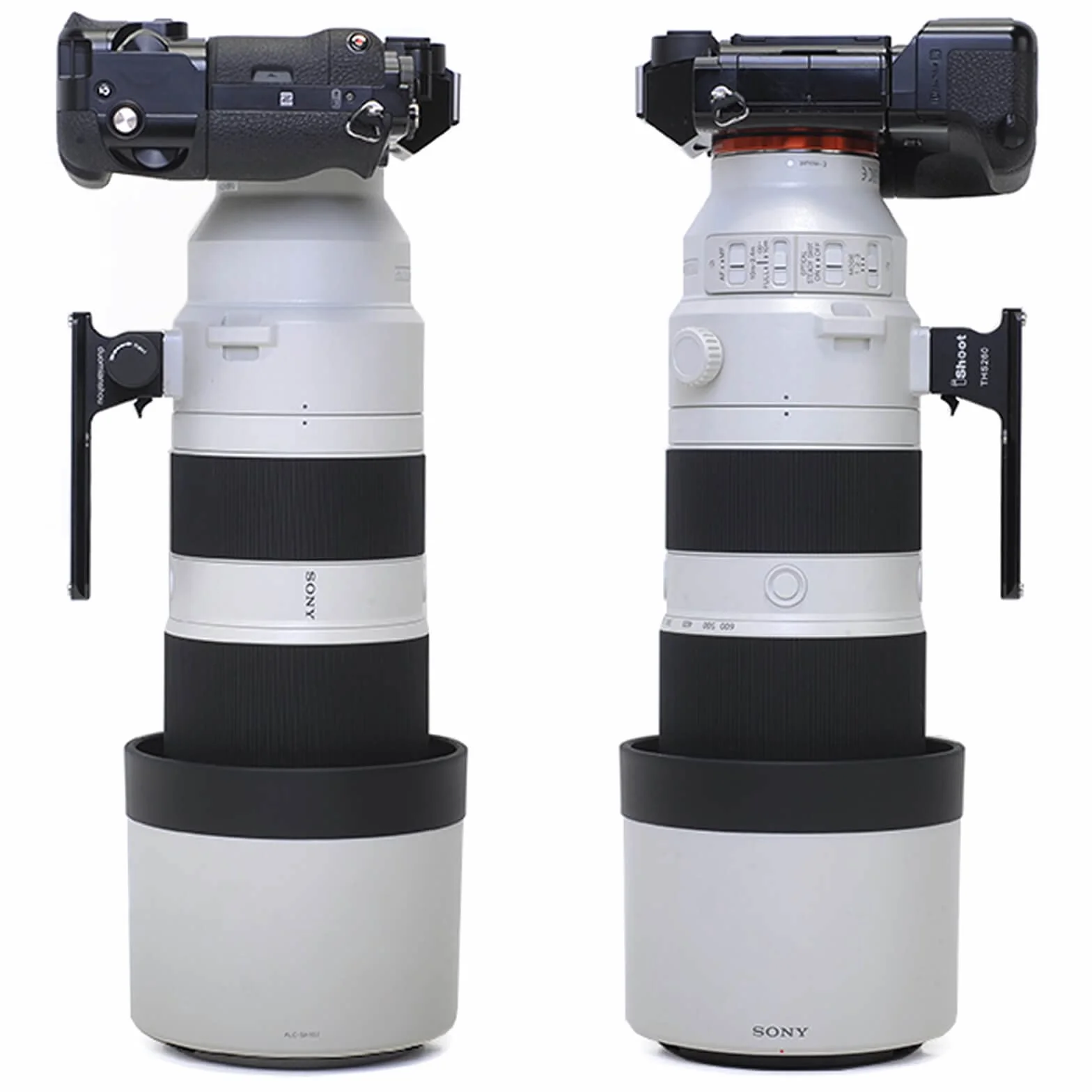 Base ad anello di ricambio per treppiede compatibile con Sony FE 200-600mm f/5.6-6.3 G OSS SEL200600G, supporto per obiettivo con piastra a sgancio rapido Arca-Swiss Fit scanalatura a coda di rondine