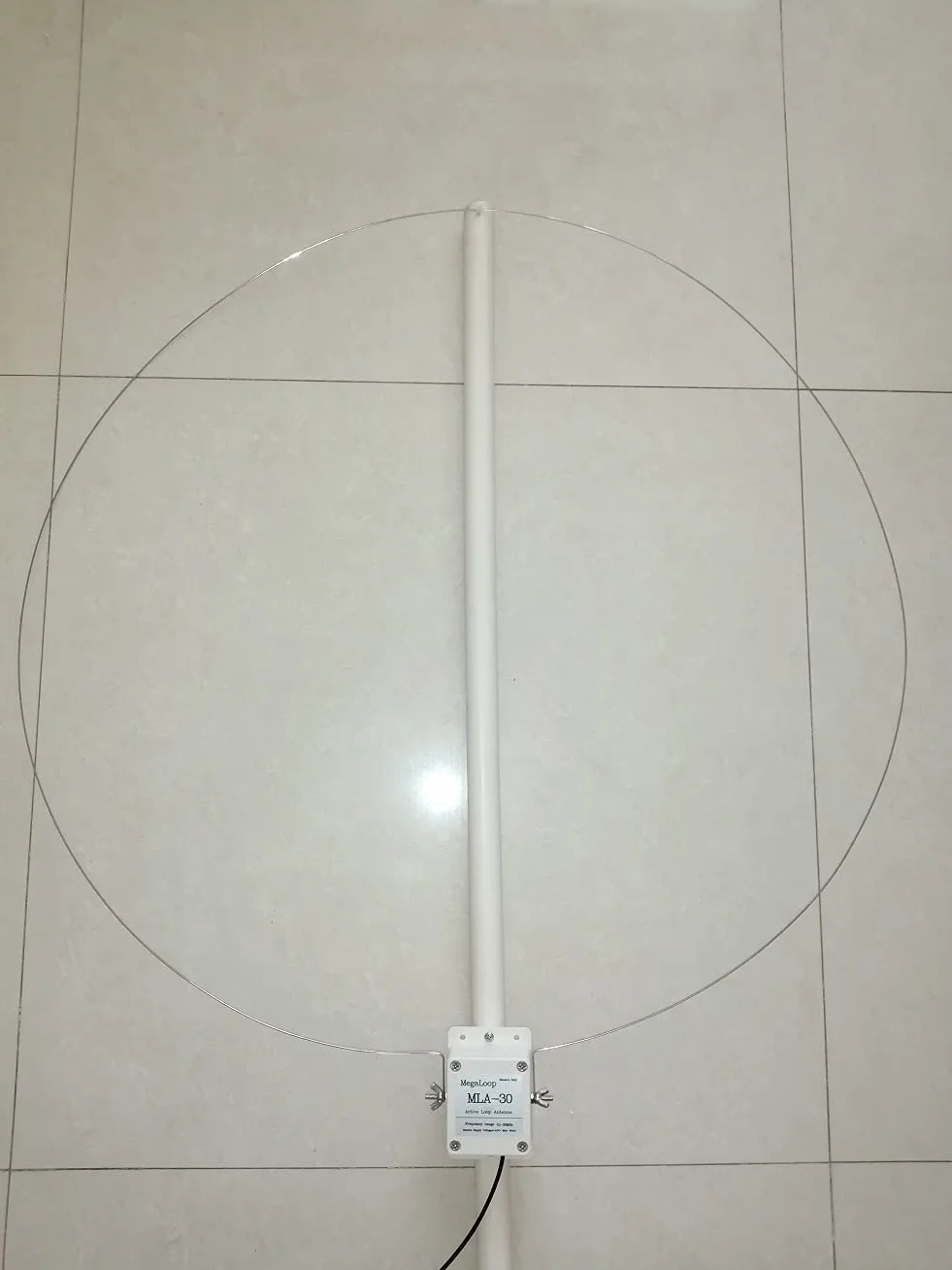 Versione Upgrade MLA-30+ Plus Loop Antenna Antenna ricevitore (100 KHz-30 MHz, onda media e corta, silenziosa, resistente alla pioggia)