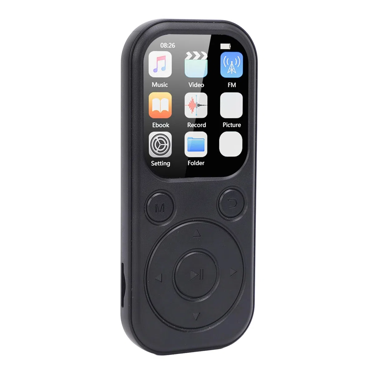 VBESTLIFE Lettore MP3 Bluetooth 5.4 con Supporto per Scheda di Memoria da 128 GB Suono HiFi Lettore Musicale Portatile con Schermo da 2,01 Pollici (Con scheda di memoria 64G)