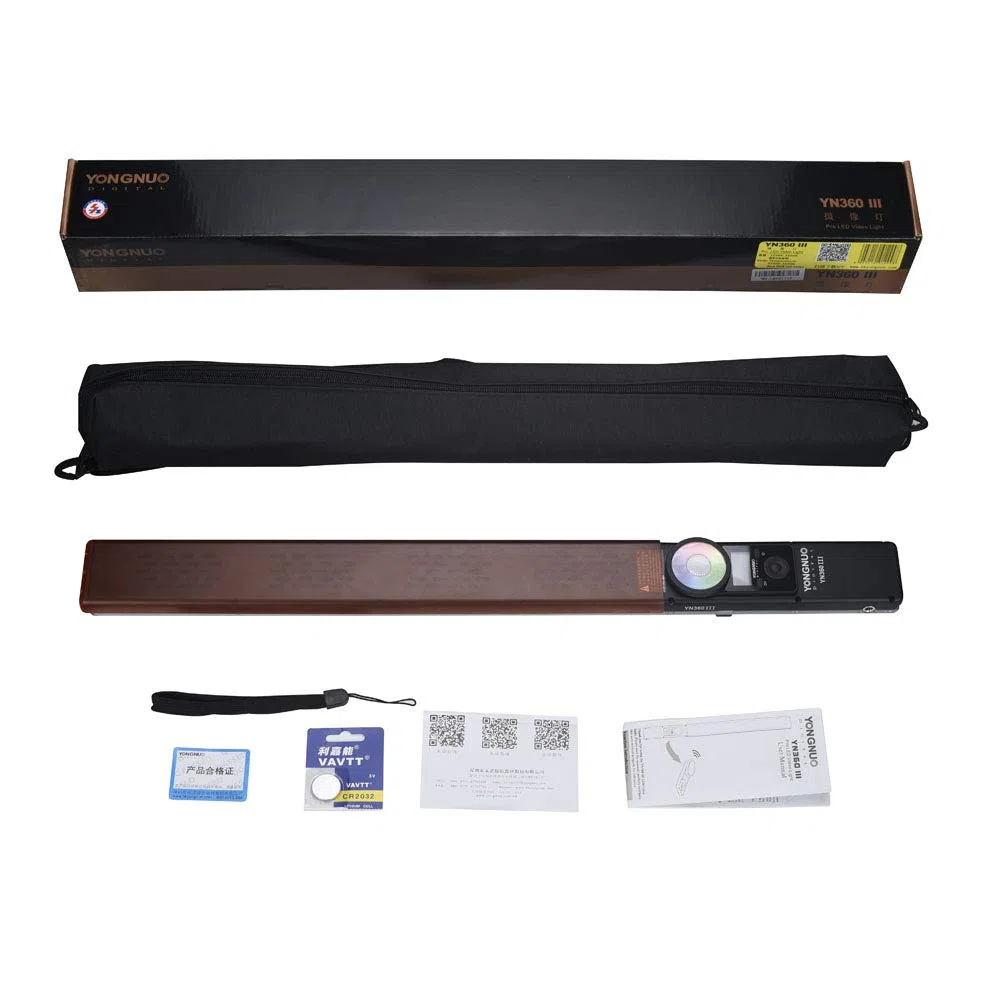 Yongnuo YN360 III – Luce video LED migliorata con temperatura di colore regolabile 3200 K-5600 K