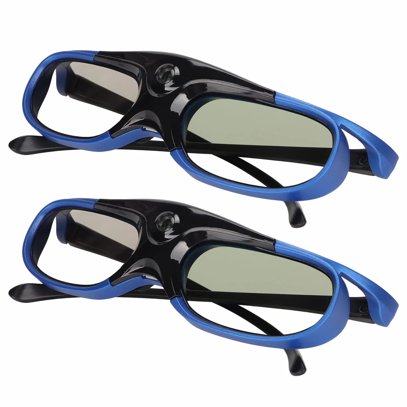Occhiali 3D DLP Link, Occhiali 3D Active Shutter 144Hz Occhiali 3D Active Shutter Ricaricabili per Tutti i Proiettori 3D DLP Link