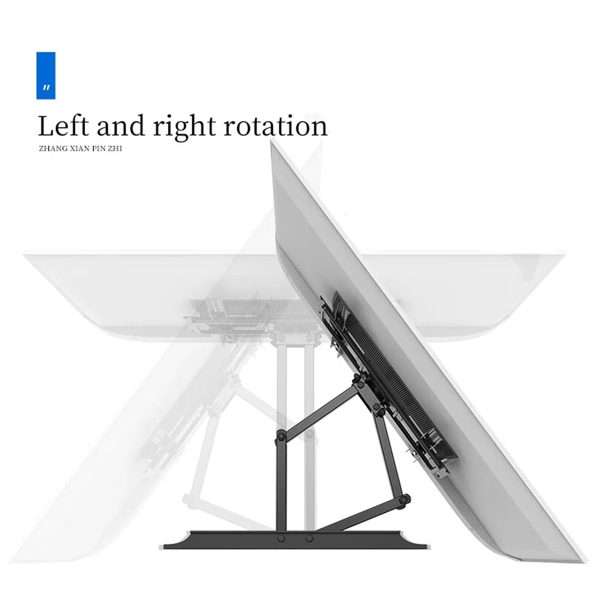 Supporto Parete Per TV Girevole Telescopico - Con Staffa Di Livellamento Inclinabile, Girevole Ed Articolata, 400x400mm, Per TV Di Grandi Dimensioni Fino A 60 Pollici