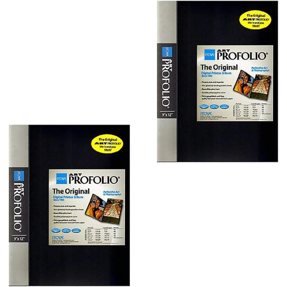 Itoya Art Profolio Storage/Display Book 23cm x 30cm 24 [PACK OF 2 ]