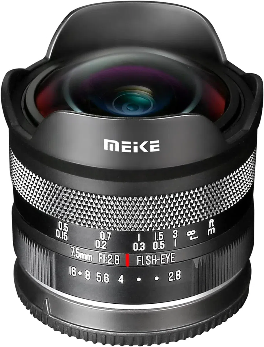 MK 7,5 mm F/2.8 Obiettivo fisheye circolare ultra grandangolare con messa a fuoco manuale, compatibile con fotocamere mirrorless Canon EFM