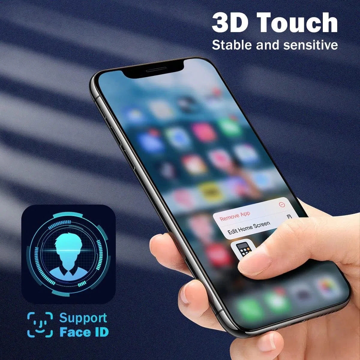 Dinow Schermo per iPhone 13 OLED, 6,1" Touch Screen di Ricambio LCD per iPhone 13 Digitizer Frame Assembly con Full HD 3D Touch + Tool Kit (A2482/ A2631/ A2634/ A2635/ A2633)