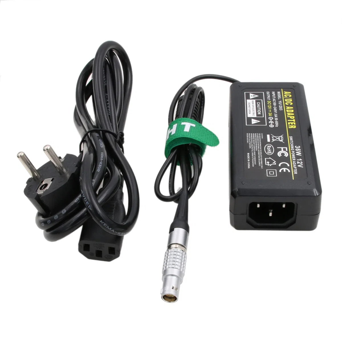 HangTon Adattatore di alimentazione per DJI Trasmissione Video Trasmettitore di Immagine Ad Alta Luminoso Monitor Remoto 6 Pin Femmina 12V 36W AC DC