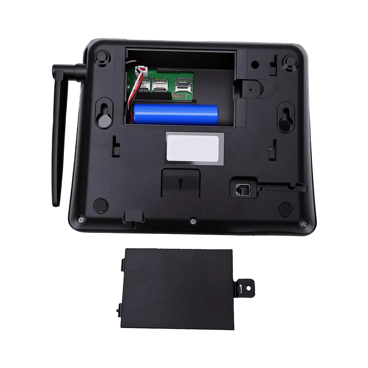 PUSOKEI Telefono Fisso Cordless GSM 4G con Scheda SIM, Telefono da Tavolo Classico GSM Wireless con Emergenza SOS, Facile da Usare per Lavoro o Famiglia