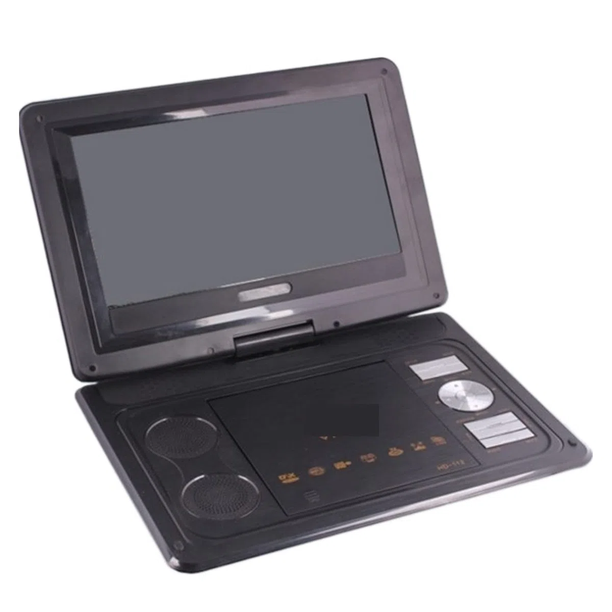 Lettore DVD portatile, Digital Multimedia Portable EVD/DVD Video Machine Lettore di schede Porte USB TV analogica/Giochi/Schermo LCD orientabile a 270 gradi