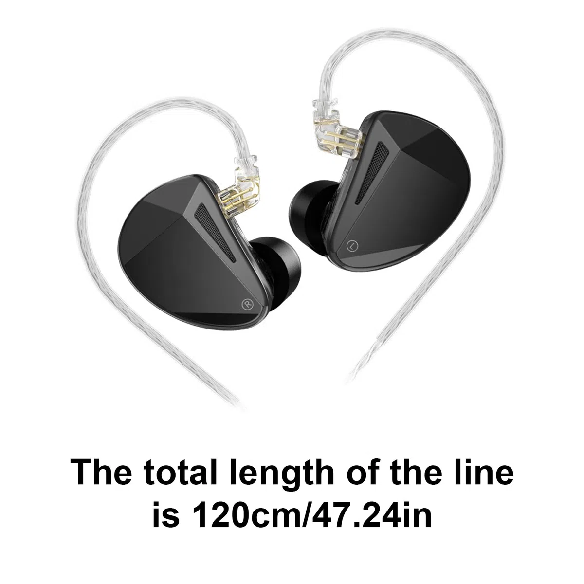 Auricolari in-ear ad alta risoluzione con cavo rimovibile per viaggi, palestra, allenamento, palco, dieci auricolari con driver