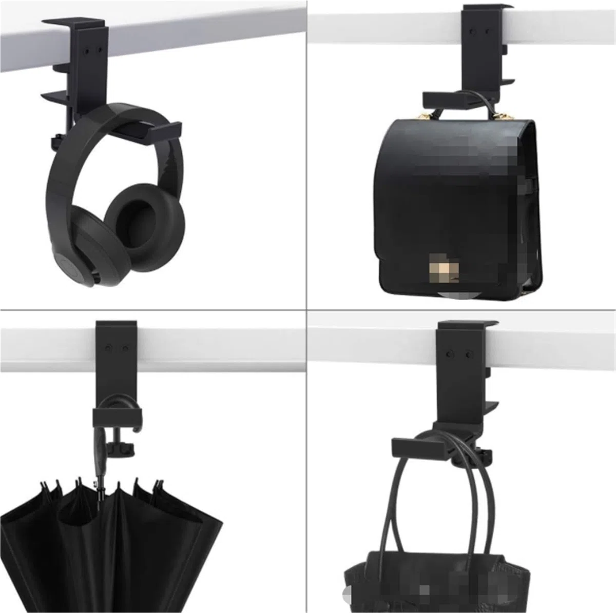 Supporto per Cuffie Supporto for Cuffie Gancio for Cuffie Supporto for Cuffie sotto Il Tavolo Supporto for Cuffie Pieghevole in Alluminio Headphone Stand