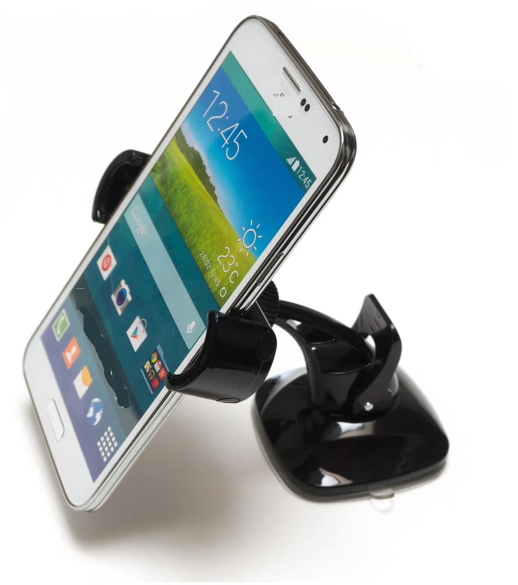 K-S-Trade Supporto Parabrezza per Samsung Galaxy Quantum 3 Top Set Compatibile con Samsung Galaxy Quantum 3 Montaggio Compatto Parabrezza Cruscotto Supporto Smartphone Specchietto Titolare Monte Auto