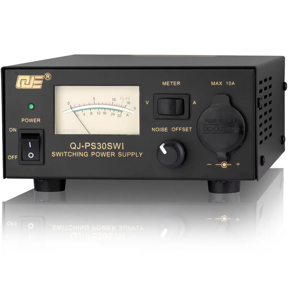 Alimentatore universale compatto per radio prosciutto, 30 A CC, 13,8 V, uscita fissa, offset di rumore, convertitore da banco da banco da laboratorio domestico, per ricetrasmettitori mobili