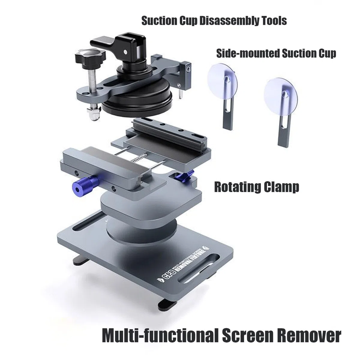 Separatore per schermi LCD Apertura Rapida a 360 Gradi con | Strumenti per Rimozione LCD e Apertura Schermo per riparazione e modifica fai da te di dispositivi smart