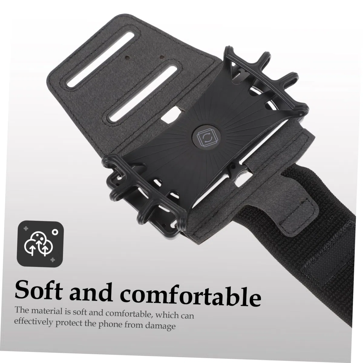 HEMOTON 3pezzi Armadietto Per Telefono Da Braccio Supporto Smartphone Per Corsa e Attività Outdoor Design Rotante Gradi Compatibile Con Vari Modelli Classico
