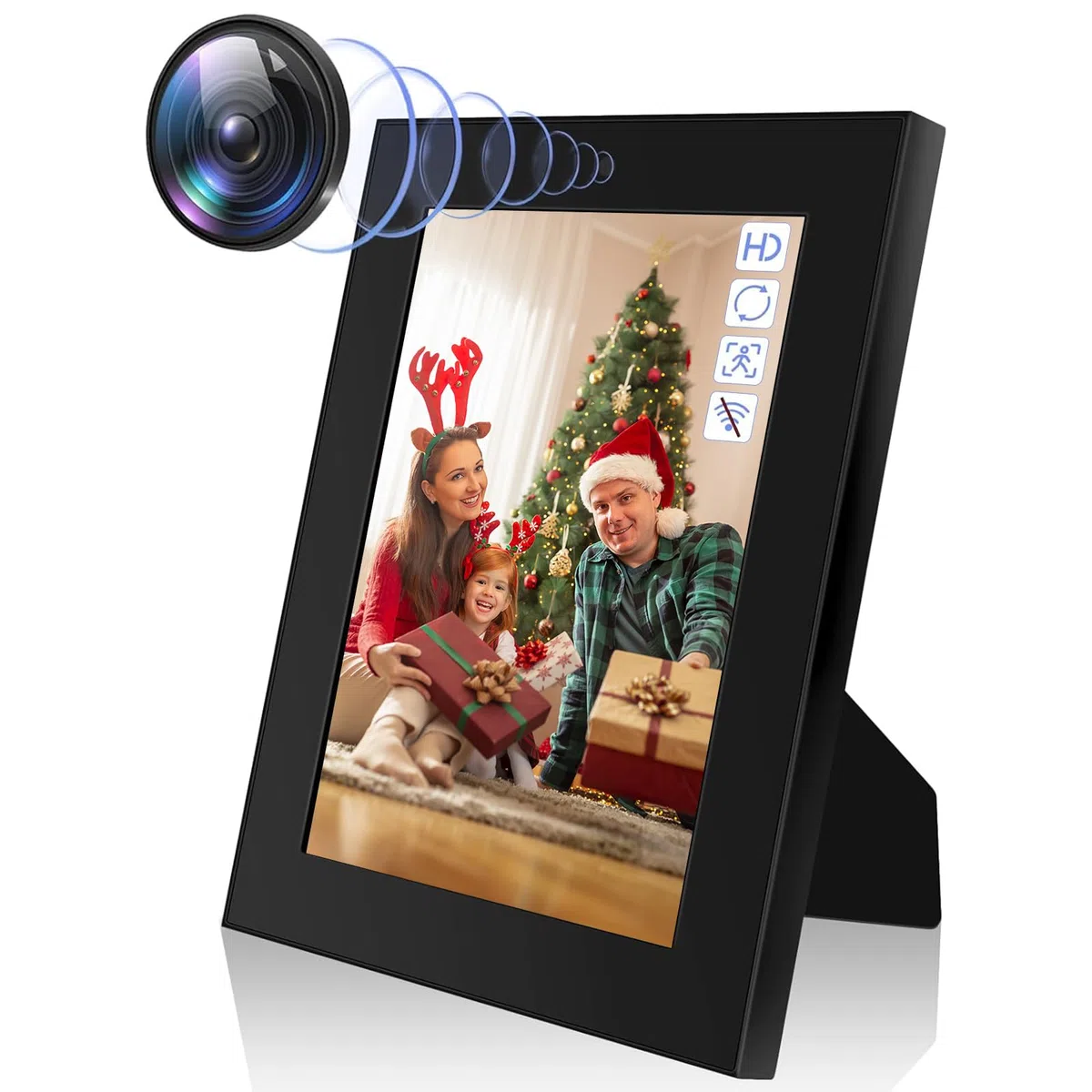 Cornice Telecamera Nascosta HD 1080P Telecamera Spia, Mini Telecamera Spia Nascosta supporto di Rilevamento del Movimento e la Registrazione in Loop per Domestica/Decorazione