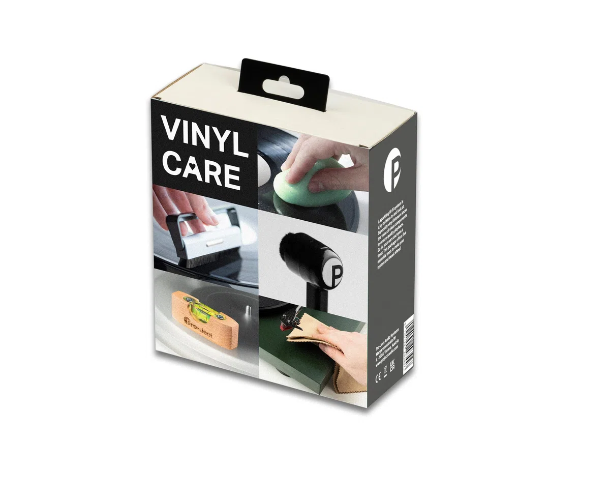 Pro-Ject Cleaning Set - Kit di pulizia - Cloth-it, Brush-it, Clean-it, Spazzola ad aghi, Vinyl Clean - Per ogni lettore di dischi