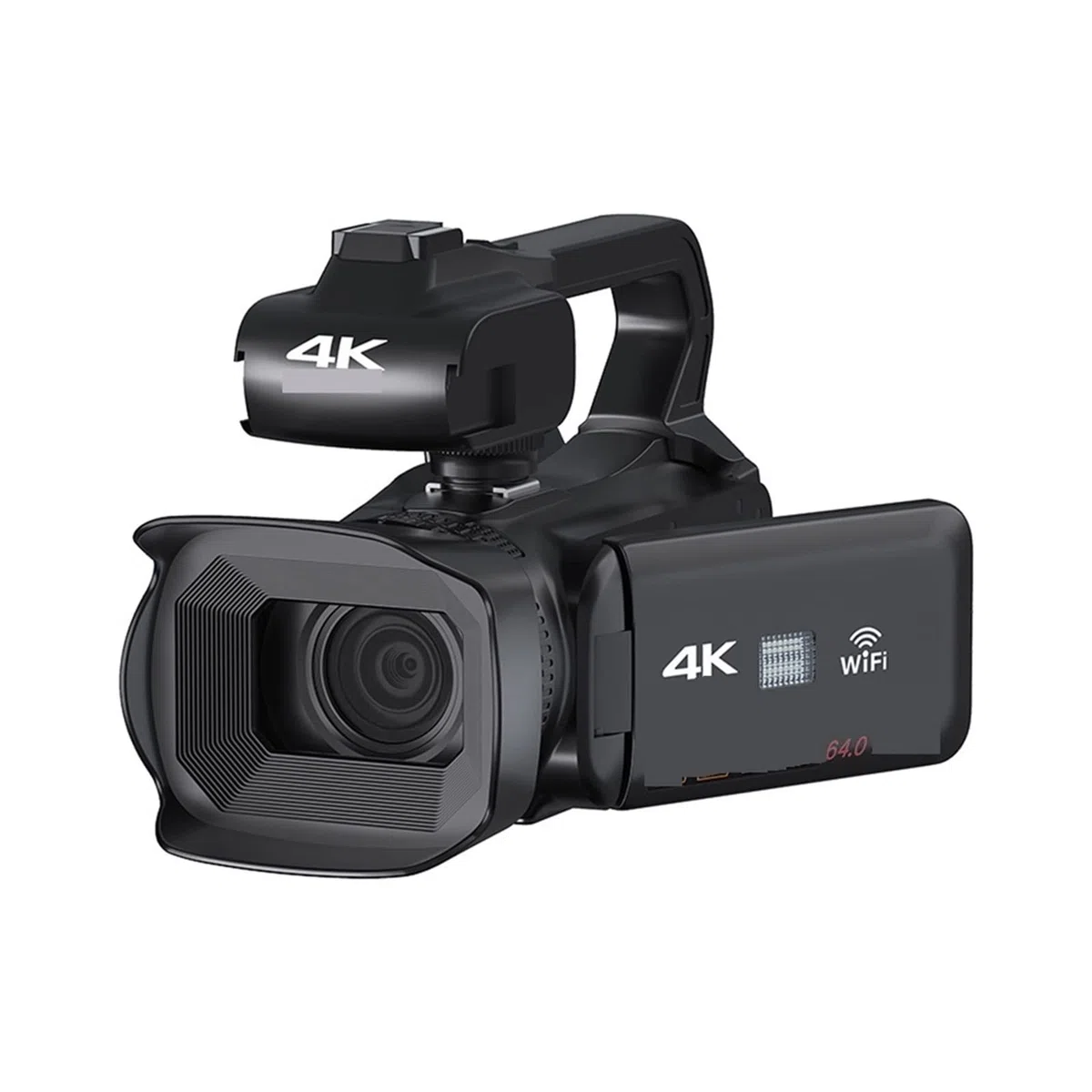 Videocamera Videocamere digitali da 64 MP Videocamera professionale Full 4K Vlog Streaming Webcam Messa a fuoco automatica Videoregistratore Fotografia(32G SD Card)