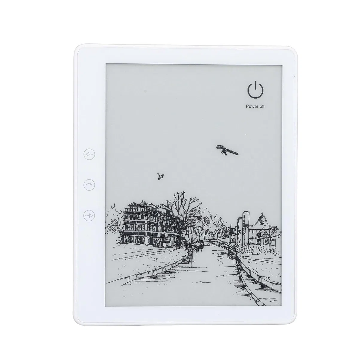 Luqeeg EReader da 5,8 Pollici, Spazio di Archiviazione da 32 GB con Supporto per Schede da 64 GB Espandibile, connettività WiFi di Tipo C Integrata, Leggero 161 G per la Lettura di EBook