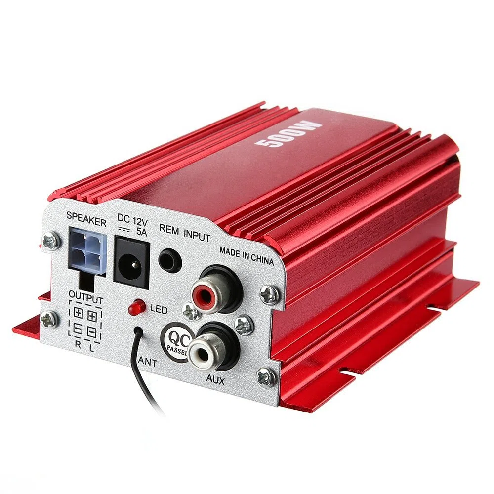 TEMPO DI SALDI Amplificatore Audio 2 Canali Stereo Ingresso USB SD Card Reader Con Telecomando