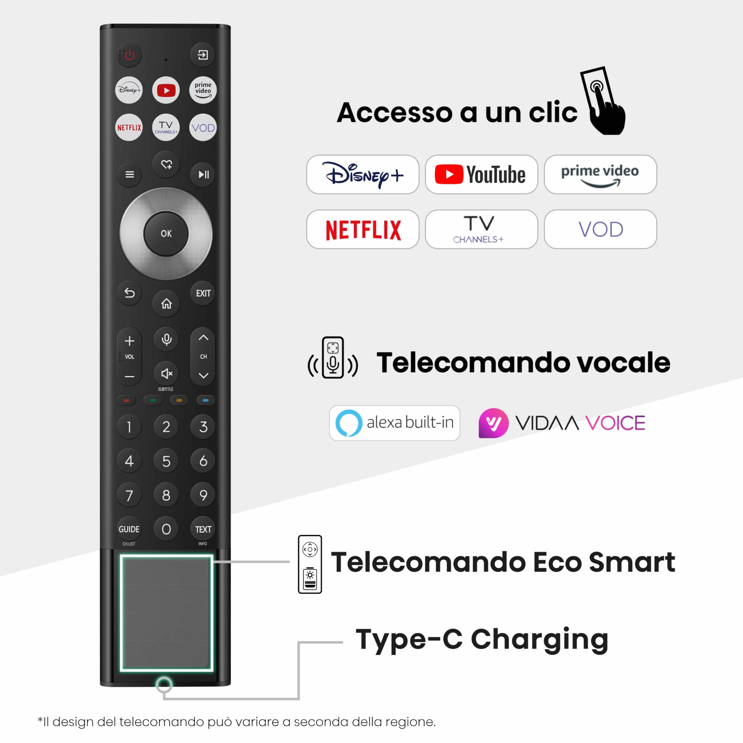 Hisense Smart TV MiniLED 85" 4K 85U7Q PRO, Smart TV VIDAA con 1000+APP, Dolby Vision IQ, HDR 10+ Adaptive, 165Hz Game Mode Ultra, Dolby Atmos 2.1.2 con Subwoofer