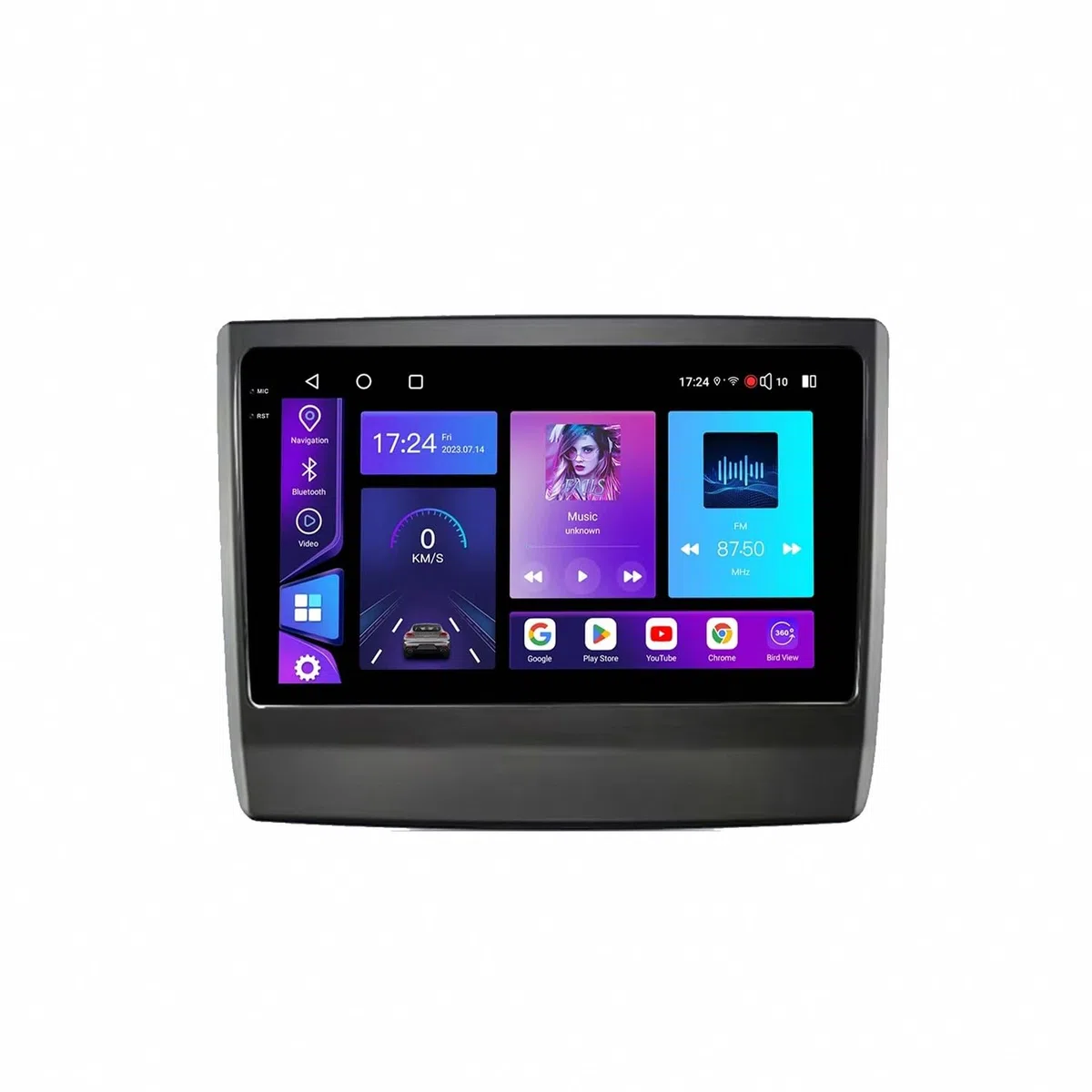 Radio Macchina Touch Screen per lsuzu D-MAX 3 RG 2019-2023 Wireless Carplay Android Auto Stereo Auto Bluetooth Ips con Pantalla Táctil con Gps, 4 Nucleo 4G+64G