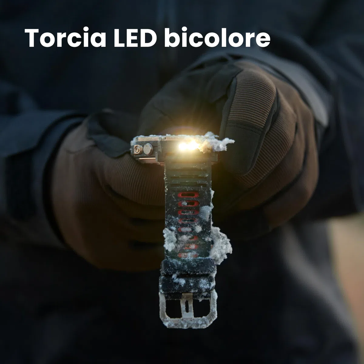Amazfit T-Rex Ultra 2 Smartwatch Outdoor GPS Dual-Band, Cassa in Titanio 51 mm, Display AMOLED in Vetro Zaffiro 1,5", Torcia, 30 Giorni Batteria, Mappe Offline, 10 ATM, 180+ Sport, Android e iPhone