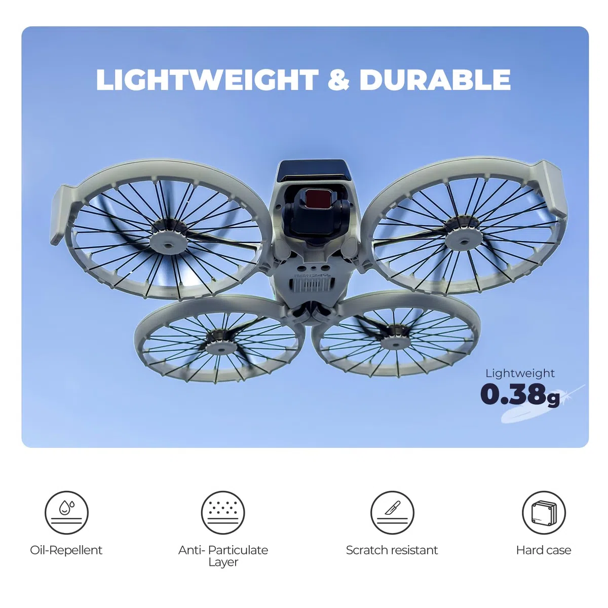 Freewell Bright Day Kit filtro per drone DJI Lito X1/Flip ND8/PL, ND16/PL, ND32/PL, ND64/PL, ND1000, UV per controllo della luce e riduzione dell'abbagliamento