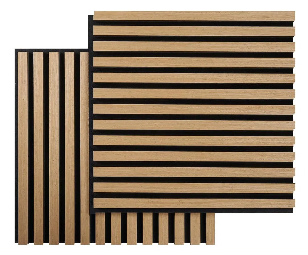 Fibrotech 2344641 Pannelli Quadrati acoustico-Quercia, Rovere Chiaro