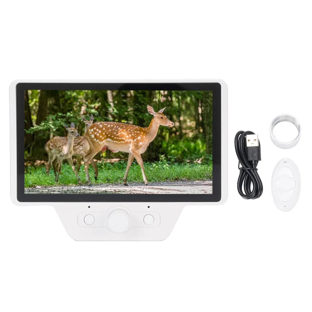 Occhiali Elettronici Intelligenti, Fotocamera 2K con Display IPS 5 Pollici per Visite Turistiche Diurne o Notturne